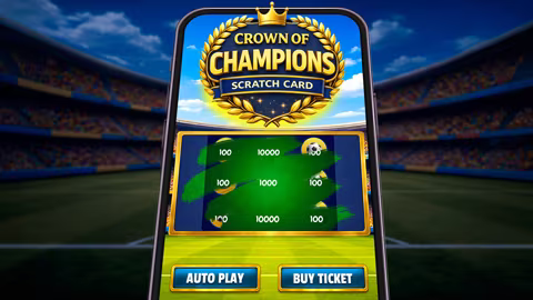 Crown of Champions scratch card art