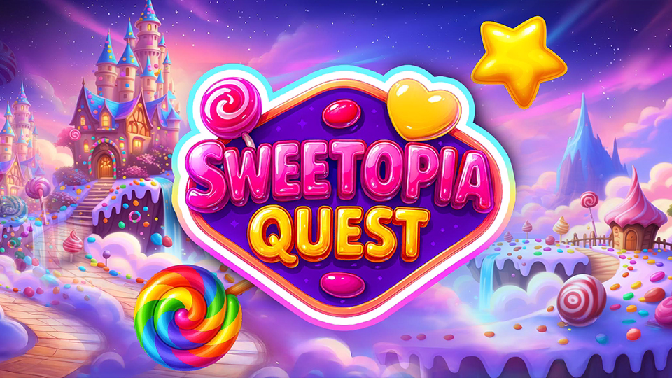 Sweetopia Quest slot game art