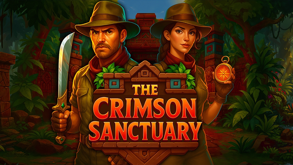 The Crimson Sanctuary slot game art