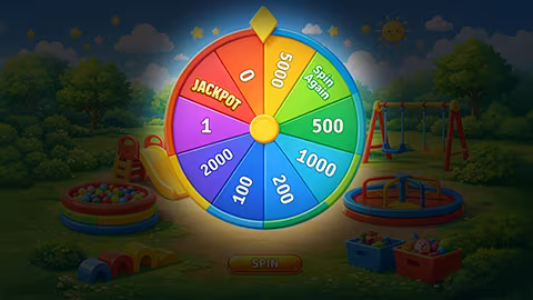 Baby Rush wheel game art