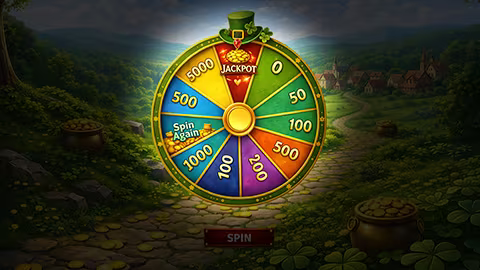 Gold Valley spin wheel art